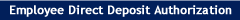 Employee Direct Deposit Authorization